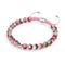 Picasso Porzellan Makramee Armband | Erdbeerfelder